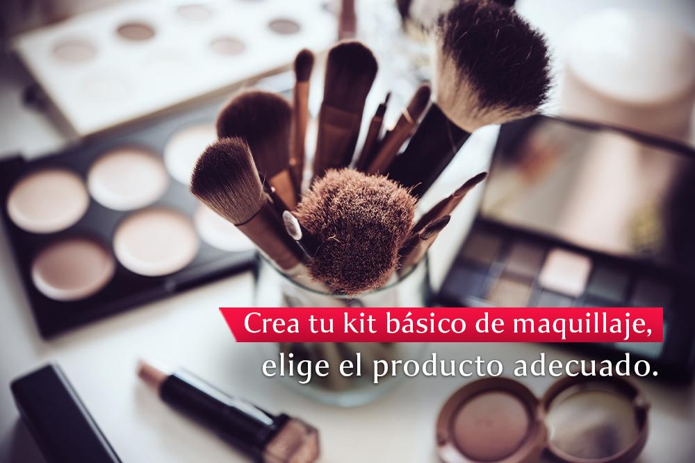 Crea tu kit básico de maquillaje