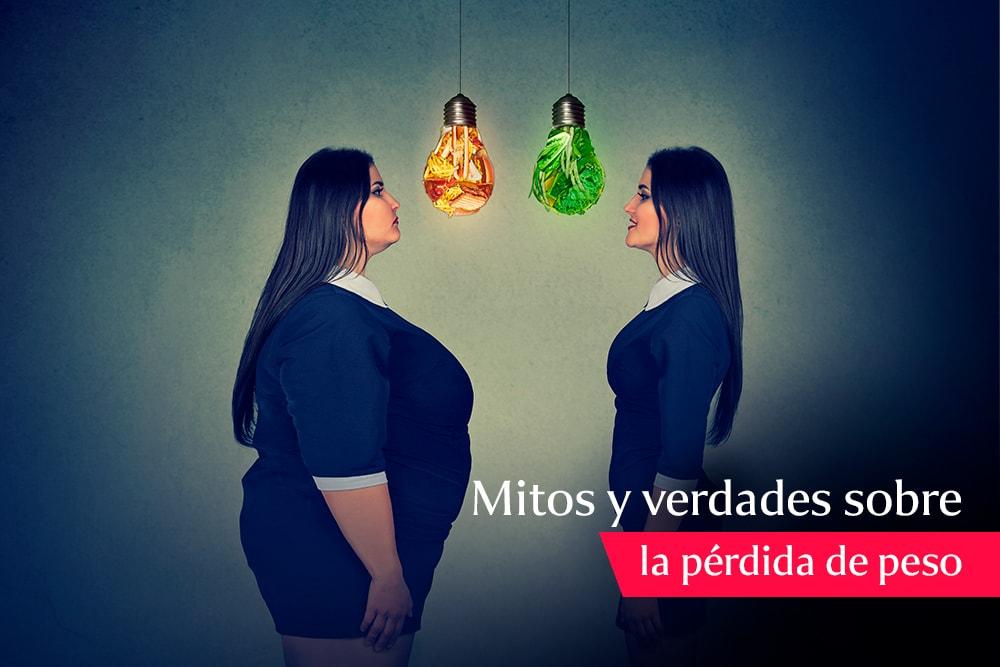 imagen de dos mujeres frente a frente, una con sobrepeso y otra con peso adecuado