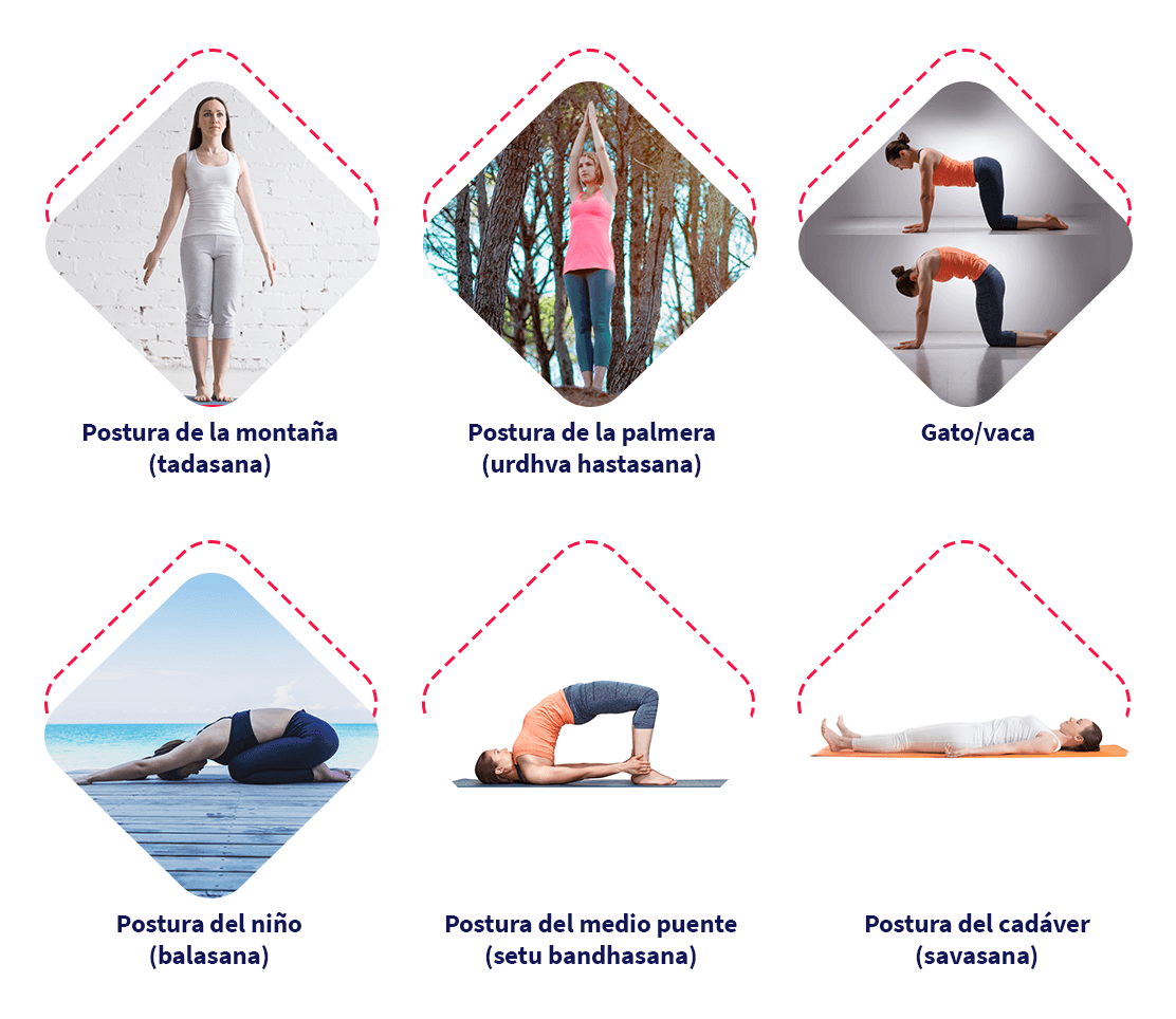 posturas de yoga para relajarte rapidamente