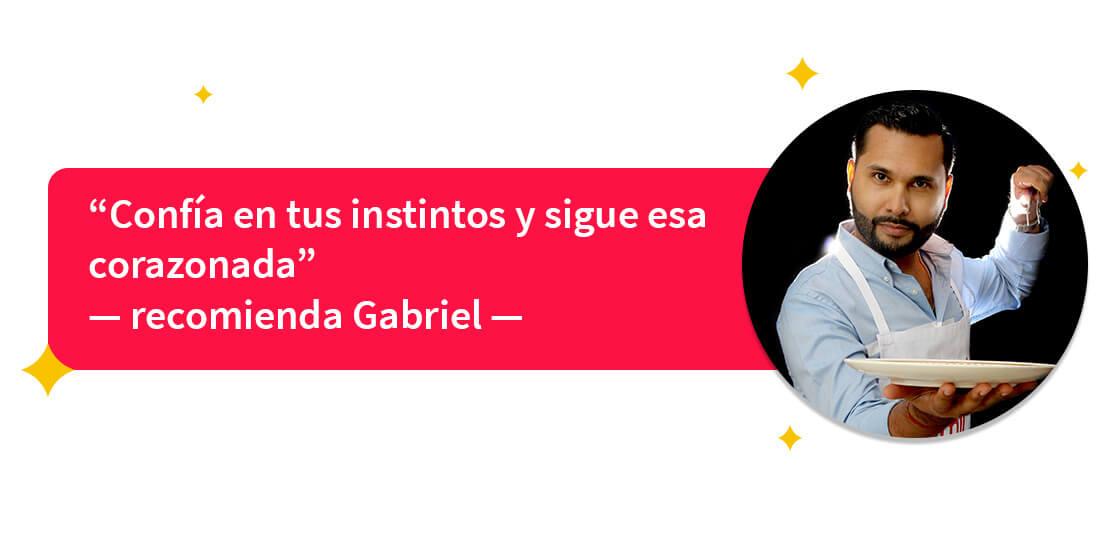 Gabriel Grimaldo narra su instinto le hizo ingresar a Aprende Institute y aprender un sinfín de conocimientos