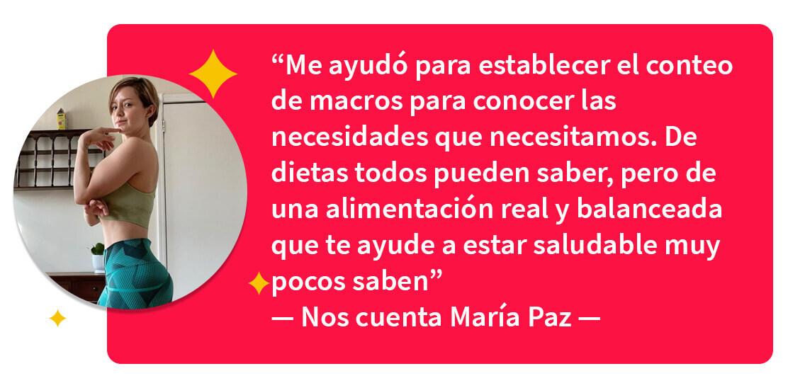 María Paz narra como el diplomado en nutrición de Aprende Institute le ayudó a entender e implementar nuevos métodos a su vida