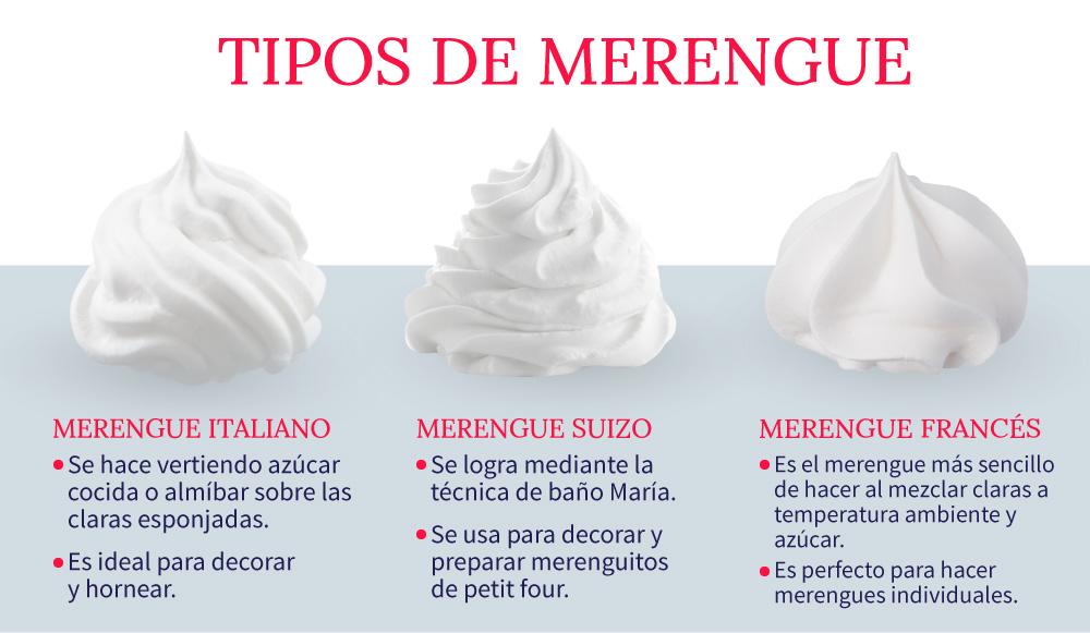 Conoce todo sobre los tipos de merengue en la repostería básica | Aprende  Institute