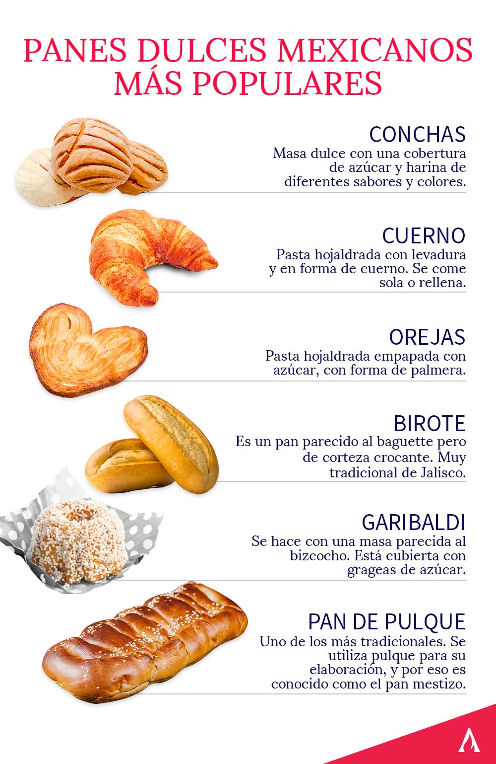 Guía sobre pan dulce: nombres y variedades | Aprende Institute