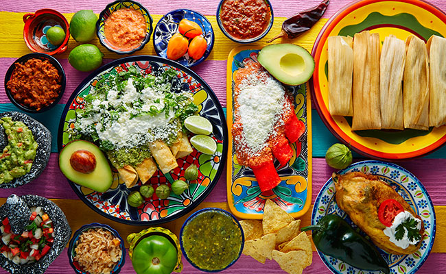 imagen de comida mexicana