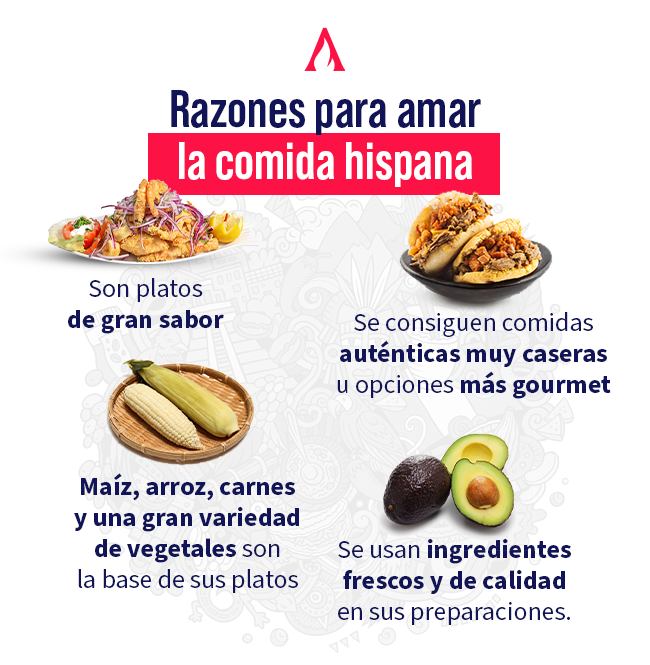 razones para amar la comida hispana