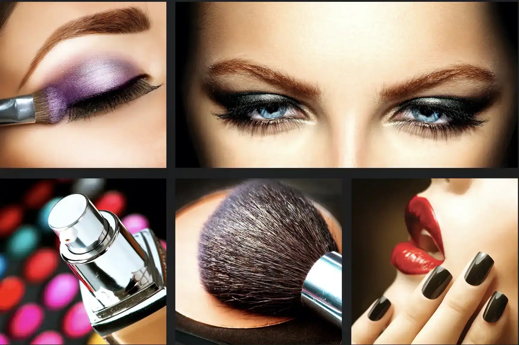 collage de maquilladora profesional