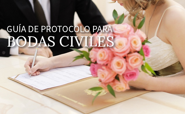 Guía de protocolo para bodas civiles
